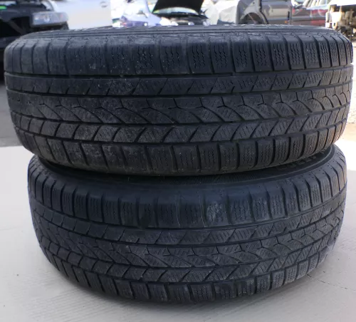 2x VW Golf 4 Bora 195/65 R15 91V Winterreifen M+S Reifen 6jx15H2 ET38 ca. 3-6mm (168046)