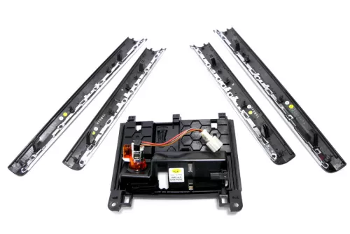 Audi Q7 4L Verkleidung Klappe Abdeckung Dekor Holz Optik tamo dunkelbraun (168076)