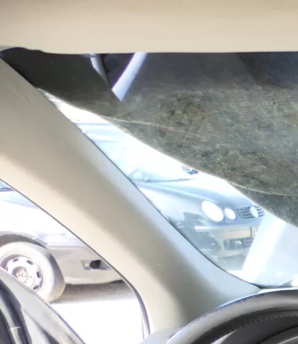 Q7 4L A-Säulen Verkleidung vorne links oben Abdeckung lichtgrau grau (168121)