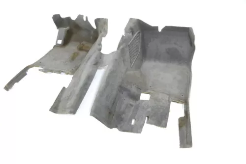 Audi Q7 4L Teppich Innenteppich Innenraum Boden Innen grau achatgrau vorne (168128)