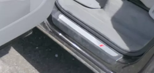 4x Audi Q7 4L Einstiegsleisten rechts + links vorne + hinten S-line Leisten (168135)