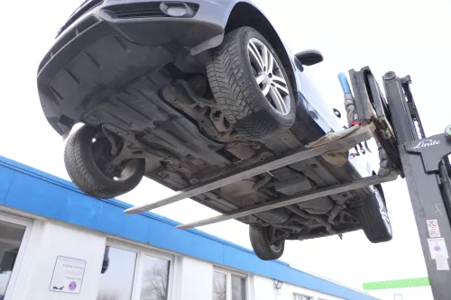 Audi Q7 4L Achse hinten Hinterachse Aggregateträger Achsträger 7L8599030B