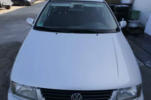 VW Polo 6N Motorhaube Haube vorne Klappe silber LB7Z satinsilber