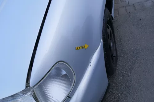 VW Polo 6N 6N1 Kotflügel vorne links silber LB7Z satinsilber (168274)