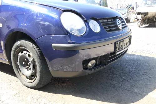 VW Polo 9N Stoßstange Frontstoßstange vorne blau LB5N (168361)