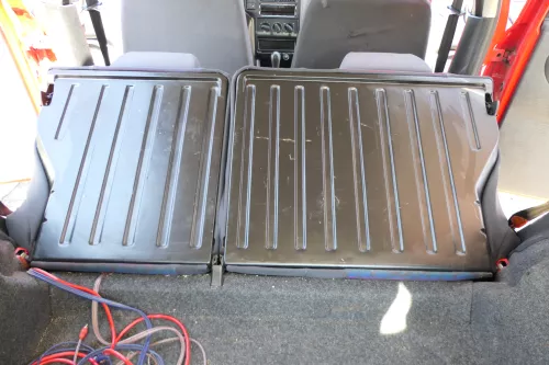 Polo 6N 6N2 Sitz Sitze hinten Rückbank Rücksitzbank Sitzfläche teilbar Kopfstütz (168402)