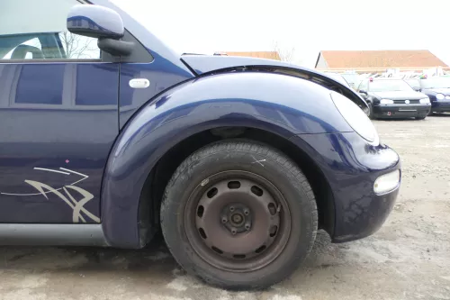 VW New Beetle 9C Kotflügel vorne rechts blau lila LG5T 1C0821104H