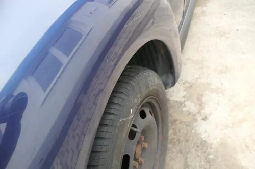 VW New Beetle 9C Kotflügel hinten rechts blau lila LG5T 1C0821302H (168410)