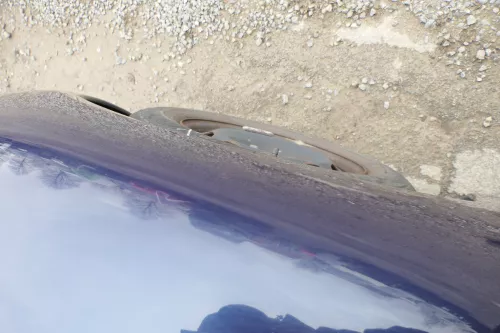 VW New Beetle 9C Kotflügel hinten links blau lila LG5T  1C0821301F (168412)