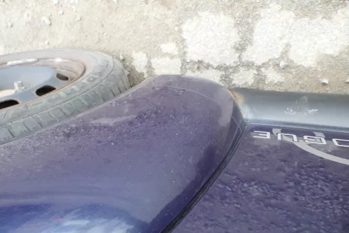 VW New Beetle 9C Kotflügel hinten links blau lila LG5T  1C0821301F (168412)