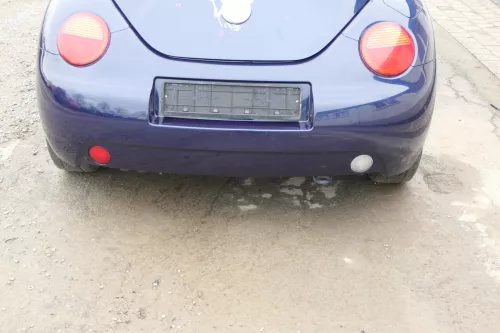 VW New Beetle 9C Stoßstange hinten Stoßfänger blau lila LG5T Heckstoßfänger