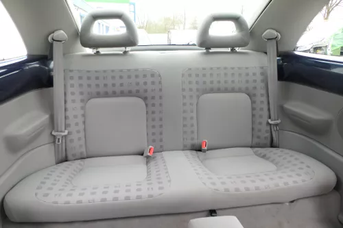 VW New Beetle 9C Sitz Sitze hinten Rückbank Rücksitzbank Lehne grau (168423)
