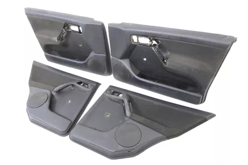 4x Golf 3 1H Türverkleidung Verkleidung Tür vorne links+rechts schwarz 4/5-Türer (168464)