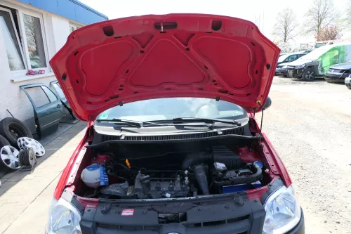 VW Fox 5Z Motorhaube Klappe vorn vorne rot LY3D Haube (168515)