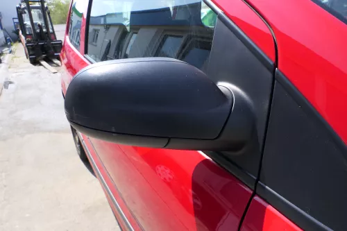 VW Fox 5Z Spiegel Außenspiegel + Glas rechts schwarz elektrischer elektrisch