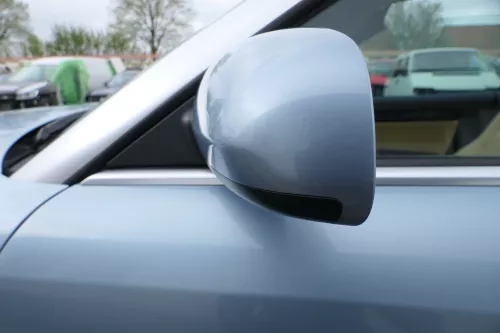 A4 8H Cabrio elektrischer Spiegel Außenspiegel links blau LY5S (168592)