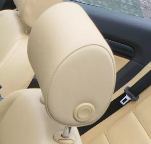 A4 8H Cabrio 8E B6 B7 Kopfstütze vorne links Leder anisgelb gelb Perlnappaleder (168632)