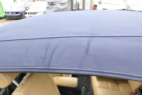 A4 8H Cabrio Dach Scheibe Verdeck Gestell dunkelblau + Himmel (168679)