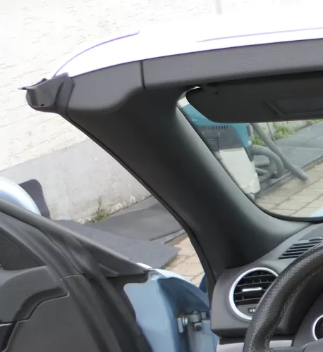 A4 8H Cabrio A-Säulen Verkleidung vorne links oben Abdeckung schwarz