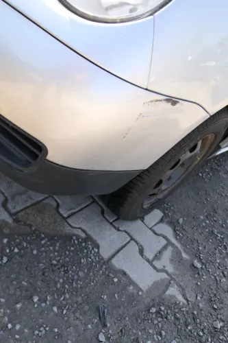 VW Lupo 6x Stoßstange vorne Frontstoßstange Stoßfänger silber LA7W (168844)