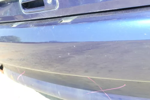 Polo 6N Stoßstange hinten NUR Oberteil der 2-geteilte Heckstoßstange blau LB5N (168868)