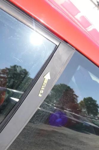 VW Lupo Seat Arosa Tür vorne links Fahrertür rot LP3G (mechanischer FH) (168877)