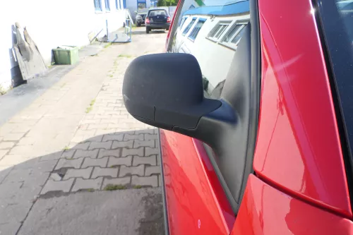 VW Lupo Arosa manueller Spiegel Außenspiegel rechts manuell schwarz matt t