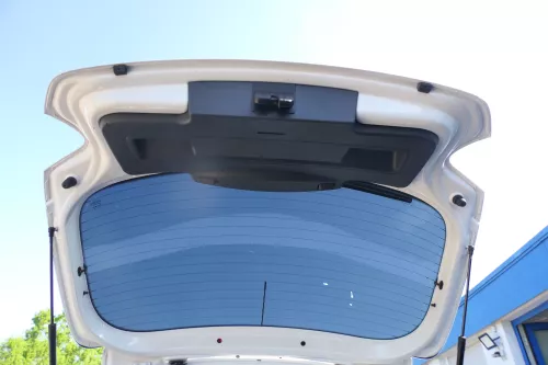 Ibiza 6J Abdeckung Verkleidung Kofferraum hinten Heckklappe Deckel karbonschwarz (168924)