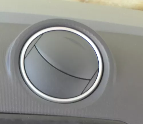 Seat Ibiza 6J Lüftungsdüse Düse Lüftung mitte Armaturenbrett nanograu grau