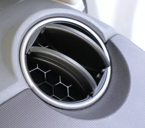 Seat Ibiza 6J Lüftungsdüse Düse Lüftung mitte Armaturenbrett nanograu grau (168930)