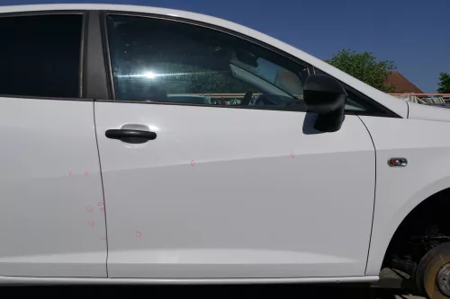 Ibiza 6J Tür vorne rechts Beifahrertür weiß LB9A 4/5-Türer - ohne Anbauteile