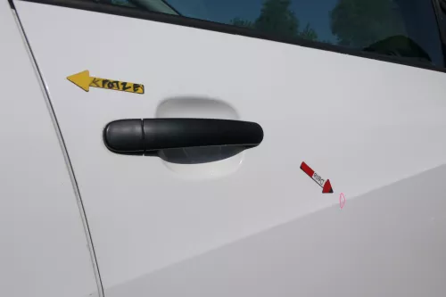 Ibiza 6J Tür vorne rechts Beifahrertür weiß LB9A 4/5-Türer - ohne Anbauteile (168953)