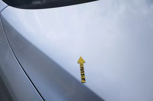 VW Fox 5Z Motorhaube Klappe vorn vorne silber LA7W Haube (168977)