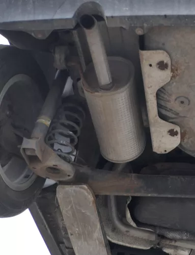 VW Fox 5Z Auspuff Endschalldämpfer hinten 1,2 BMD CHFB CHFA 5Z6253609C