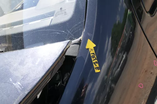 Skoda Fabia 6Y Kotflügel vorne link schwarz LF9R auch Kombi (169088)