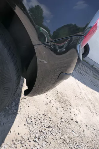 Skoda Fabia 6Y Schrägheck Stoßstange hinten Heckstoßstange schwarz LF9R (169096)