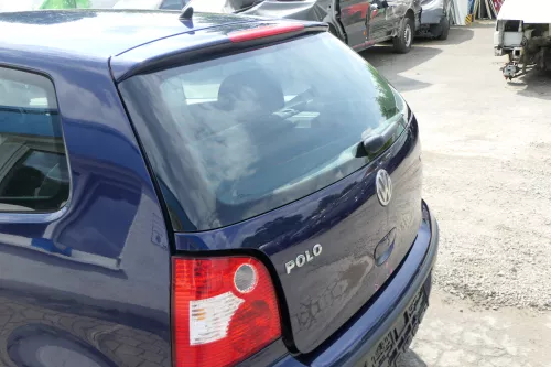 VW Polo 9N3 9N Heckklappe Kofferraumklappe Klappe blau LB5N ohne Anbauteile (169116)