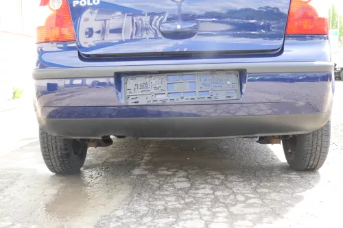 VW Polo 9N3 9N Heckklappe Kofferraumklappe Klappe blau LB5N ohne Anbauteile (169116)