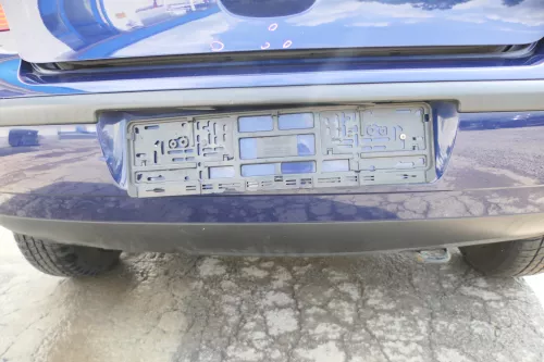 VW Polo 9N 9N3 Stoßstange Heckstoßstange hinten blau LB5N (169117)