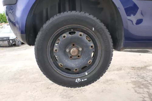 4x Skoda Fabia Felgen Reifen 165/70 R14 81T Winterreifen M&S 5jx14H2 ET35  5-6mm (169136)