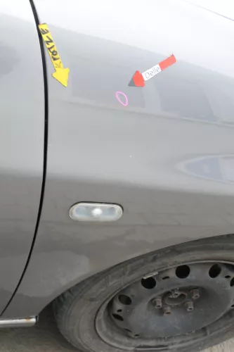 Seat Ibiza 6L Kotflügel vorne rechts grau LS7U bis 2010 (169241)