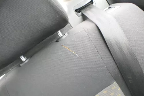 Ibiza 6L Rückbank Rücksitzbank Sitz Kopfstütze Sitzfläche Sportsitz gelb schwarz (169254)