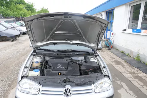 VW Golf 4 Motorhaube Haube Klappe vorne silber grau LB7Z satinsilber satin (169288)