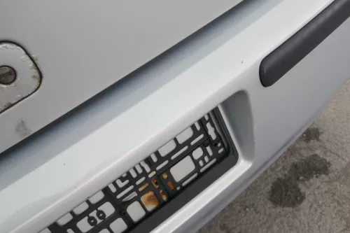 VW Polo 6N2 Stoßstange hinten Heckstoßstange Stoßfänger silber LB7Z (169403)