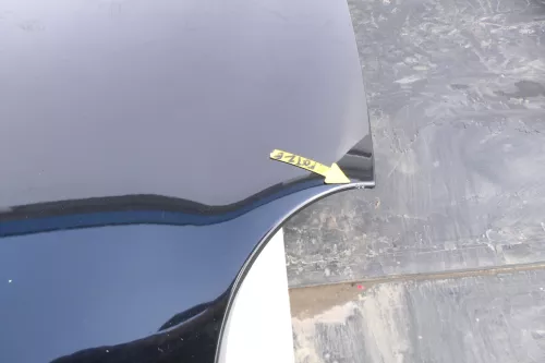 VW Polo 9N Motorhaube Klappe Haube vorne schwarz L041 bis ca. Bj. 2004 (169428)