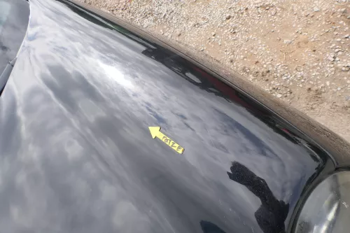 VW Lupo Motorhaube Klappe Frontklappe Haube vorne schwarz L041 uni (169449)