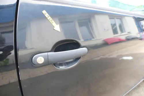 VW Lupo Seat Arosa Tür vorne rechts Beifahrertür schwarz L041 (für elektr.Fenst (169457)