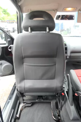 Seat Arosa VW Lupo Sitz vorn links Fahrersitz Höhenverstellung höhenverste rot (169460)