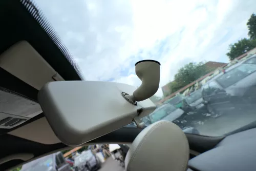 VW Passat 3B Golf 4 Innenspiegel Spiegel besch beige (169483)