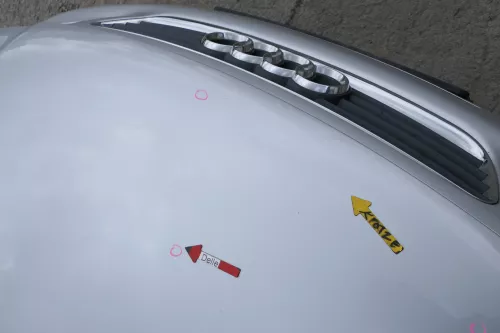 Audi A3 8L Motorhaube Frontklappe Haube silber LY7M auch für Facelift (169514)